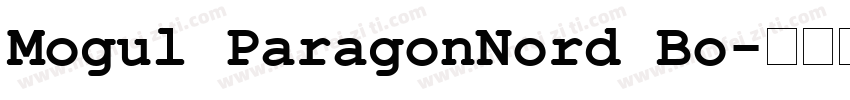 Mogul ParagonNord Bo字体转换